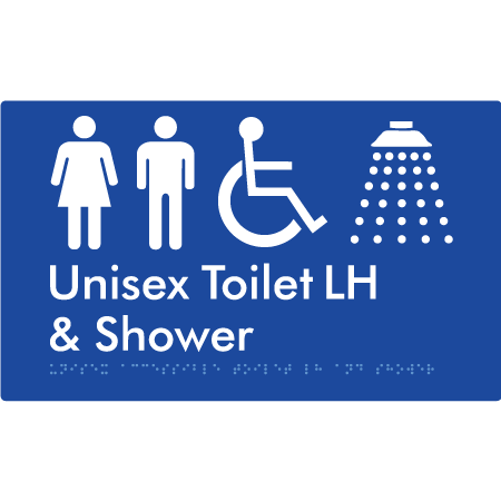 Unisex Accessible Toilet LH and Shower Unisex Accessible Toilet LH and Shower