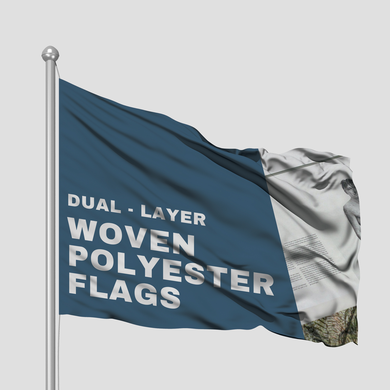 Dual layer Woven Polyester Flags Dual layer Woven Polyester Flags