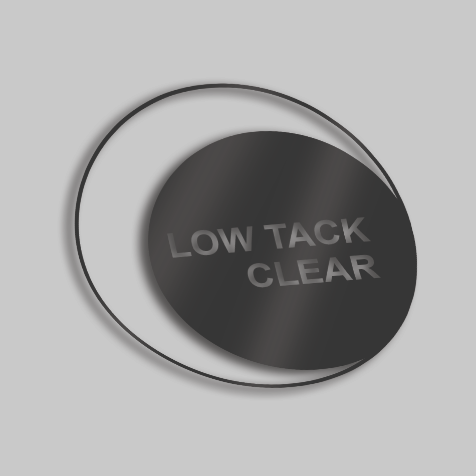 Low Tack Clear (Static Cling) Low Tack Clear (Static Cling)