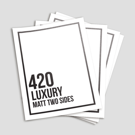 Luxury 420 Matt Two Sides Luxury 420 Matt Two Sides