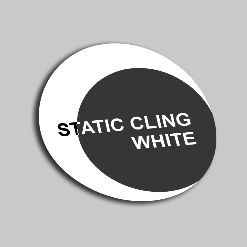 Low Tack White (Static Cling) Low Tack White (Static Cling)
